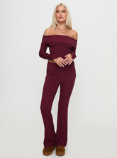 Outta Town Set Burgundy