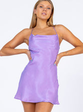 Celena Mini Dress Purple