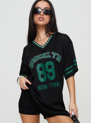 Michail Jersey Mini Dress Green