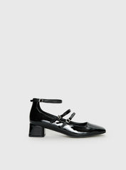 Berta Heels Black Patent