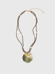 Light Of Day Pendant Necklace Green