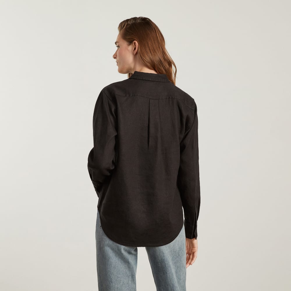 The Must-Have Shirt in Linen | Black