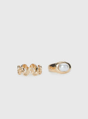 The Escape Ring Pack Gold