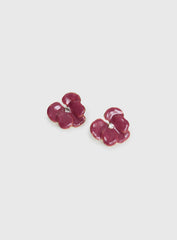 Daylight Savings Flower Earrings Pink