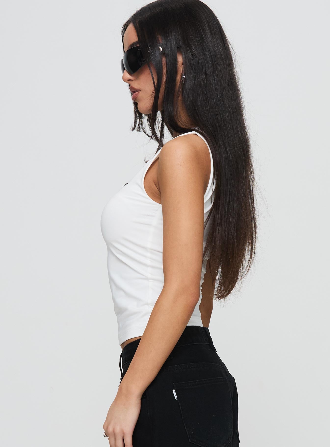 Star Eyes Top White