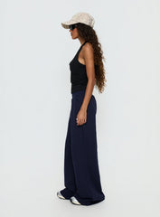 Summits Flared Track Pants Navy