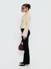 Dariana Flare Pants Black