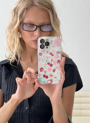 Just A Girl Iphone Case Clear / Pink