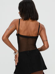 In The Club Bodysuit Black