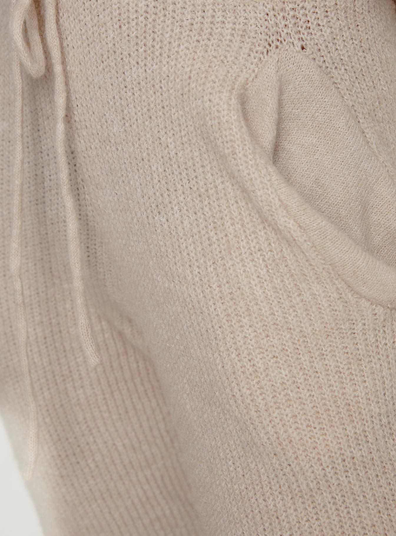 Abrams Rib Knit Pant Beige