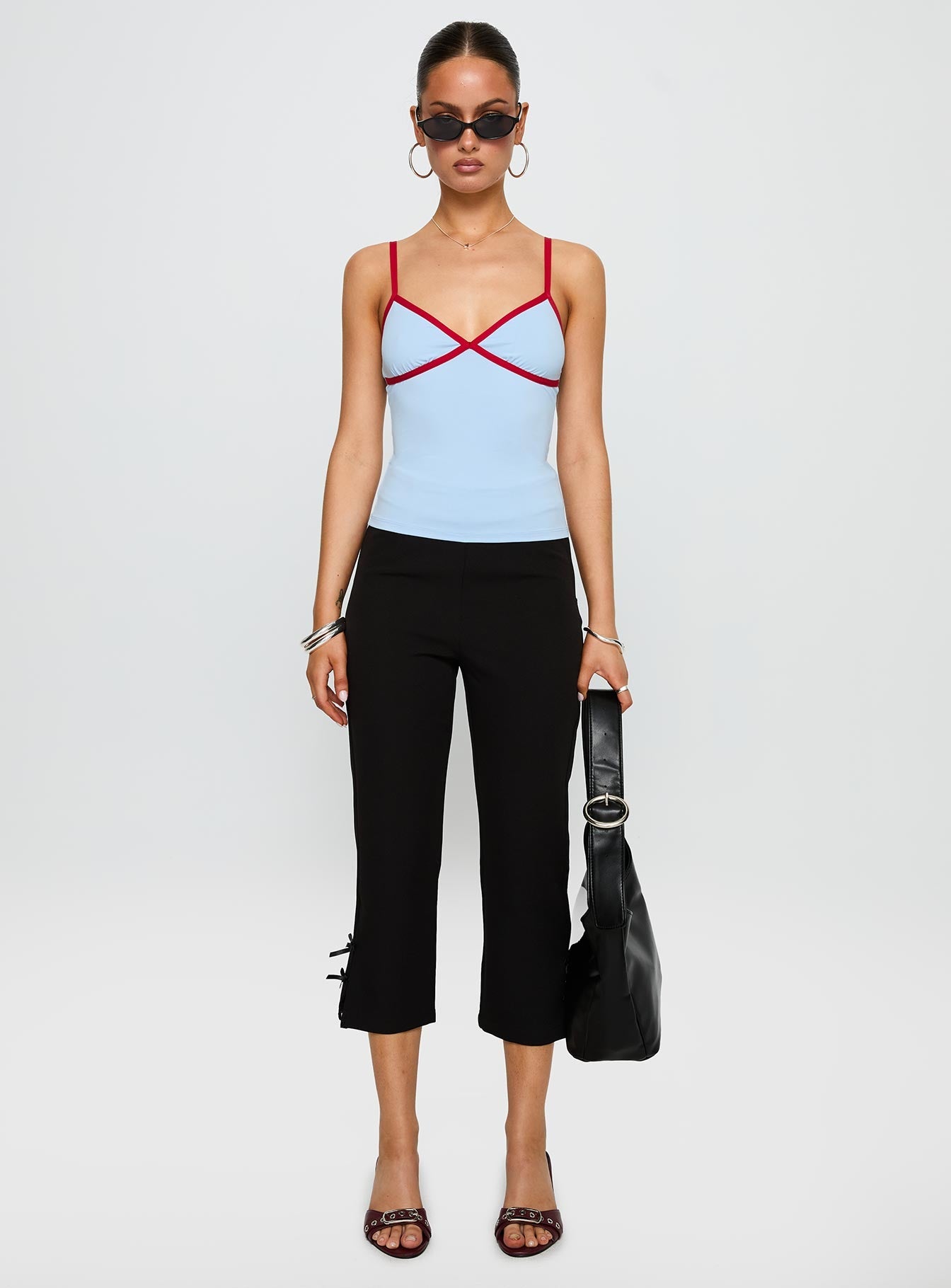 Tiera Top Blue / Red