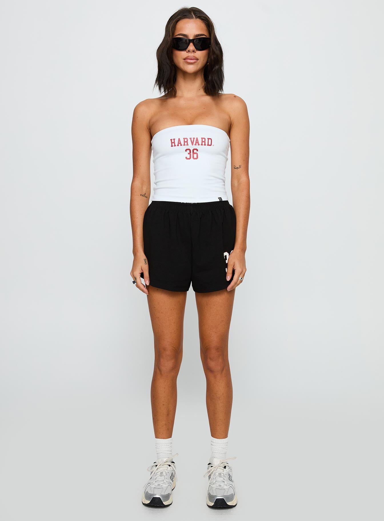 Harvard Tube Top White