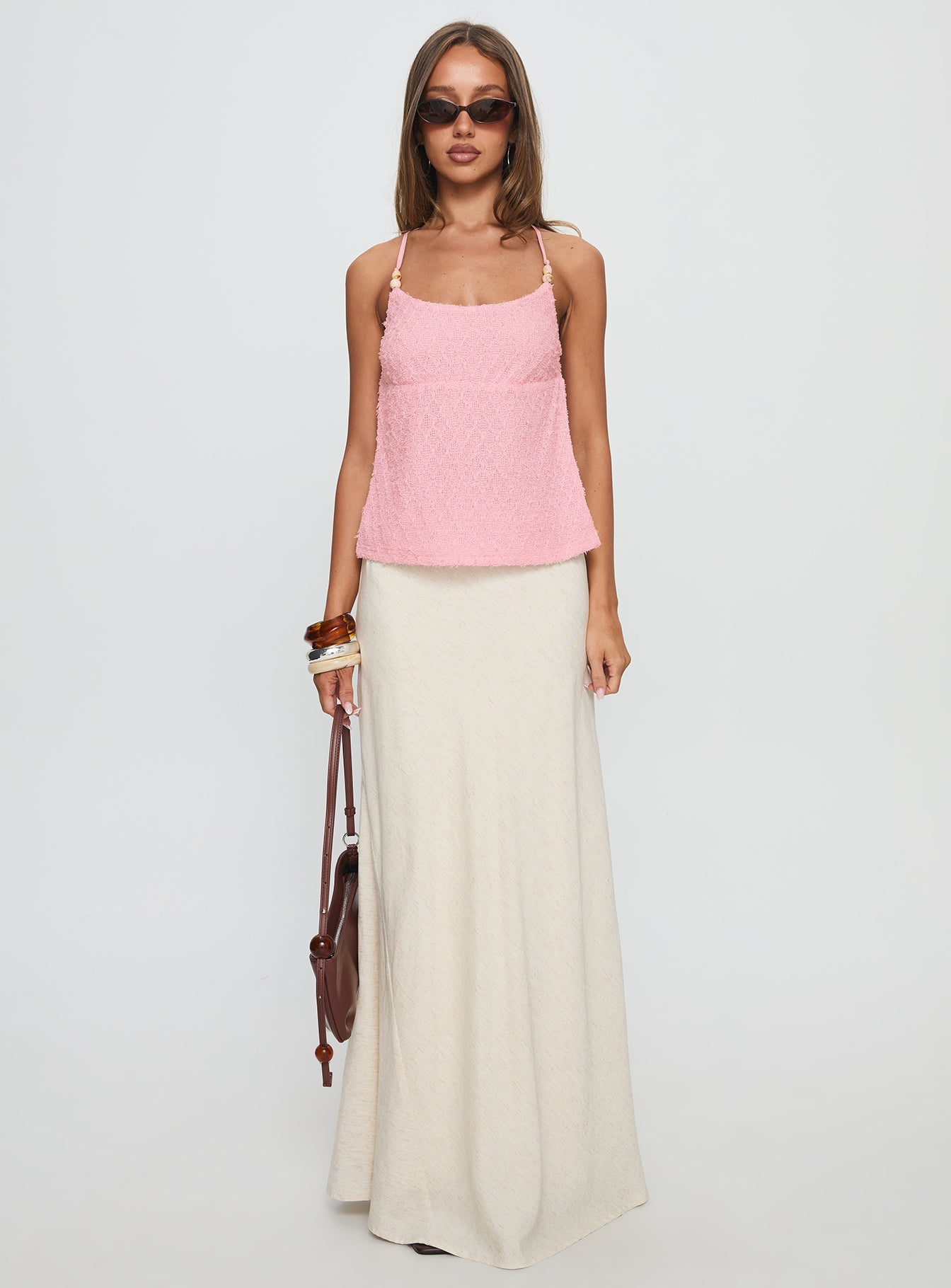 Aleris Backless Top Pink