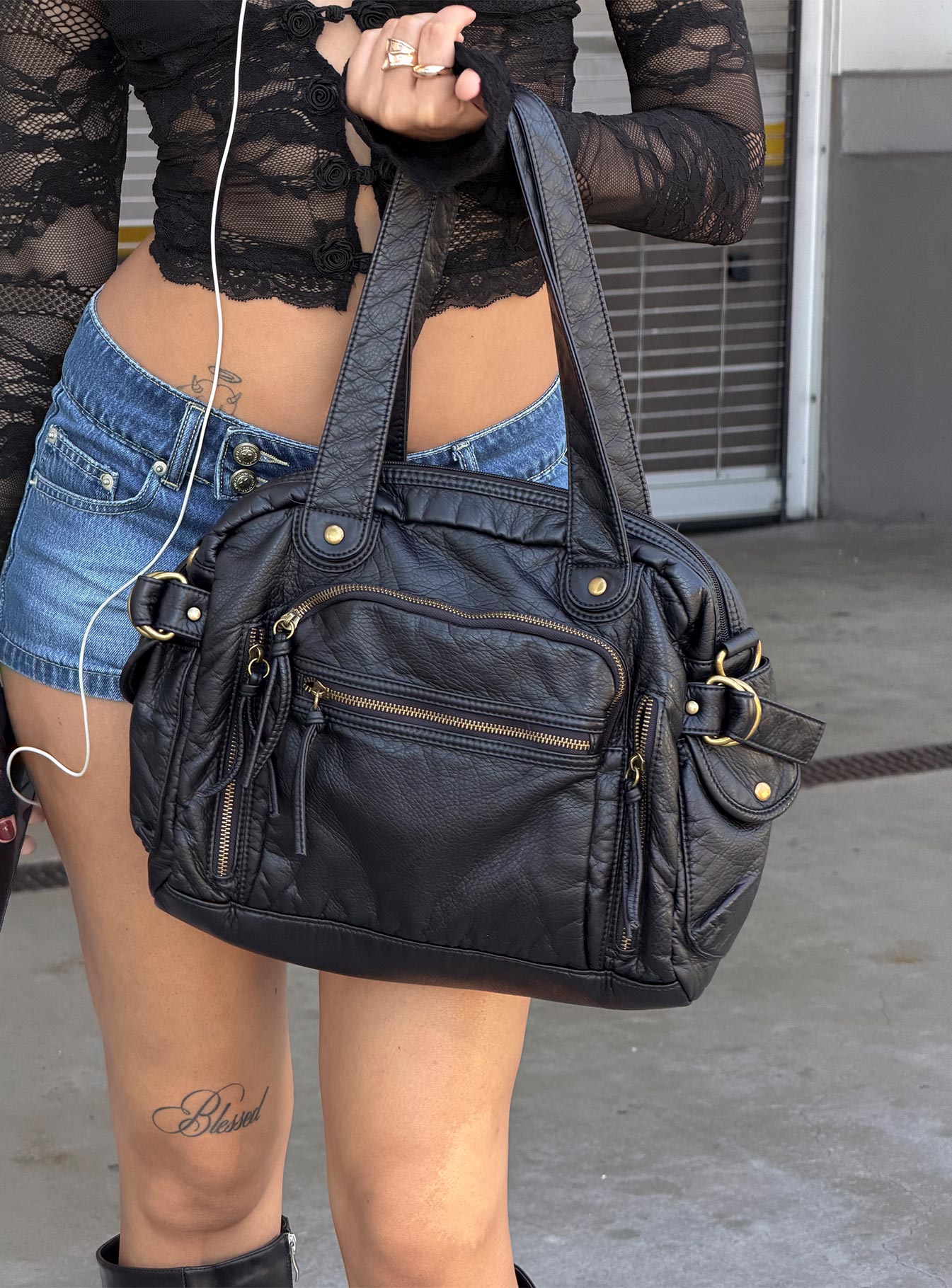 Make Memories Bag Black