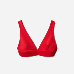 The Triangle Bikini Top | Bright Red