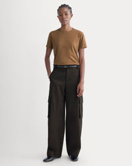 The Box-Cut Tee in Essential Cotton | Toffee | No Pocket